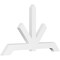 Ekena Millwork Vanguard Architectural Grade PVC Gable Bracket, 84"W x 49"H x 4"D x 6"F, 14/12 Pitch GBP084X49X0406VAN00 - alternate 1